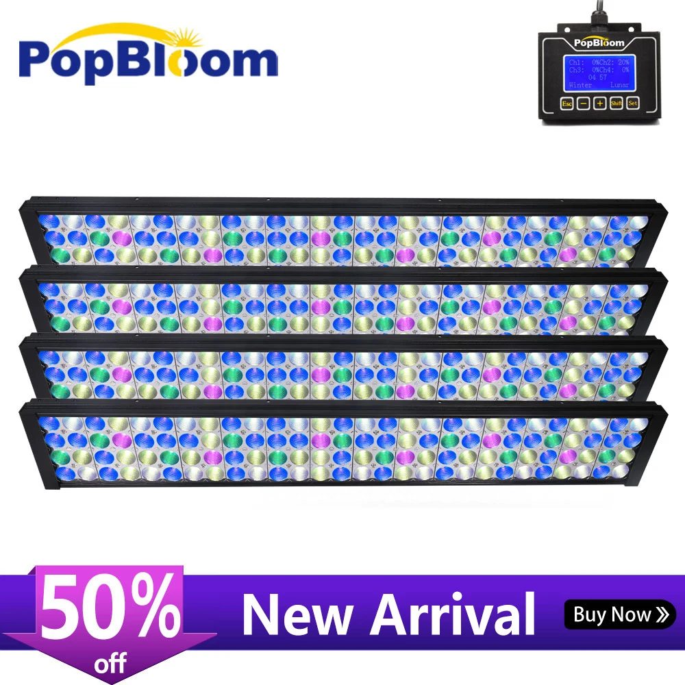 Popblom Led аквариумная светодиодная подсветка пресноводный аквариум свет Рыба