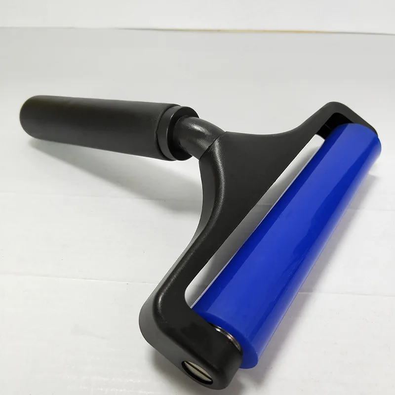 Antiestático do Silicone do Rolo Pegajoso da Ferramenta da Sala de Limpeza da Remoção da Poeira do Pwb Industrial com Han Rolo Pegajoso Smt Plástico do Pwb Lcd - Imagem 2