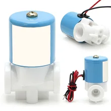 DC12V/24 V электромагнитный клапан 1/4 дюйма нормально закрытый электромагнитный Соленоидный клапан постоянного тока N/C впуск воздуха регулятор расхода