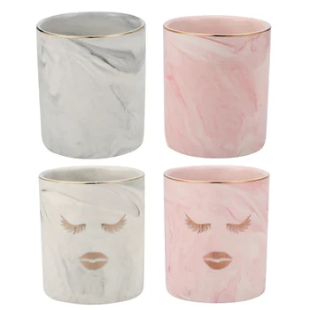 

Marble Pattern Ceramic Pencil Case Makeup Brush Case Storage Case Storage Case Knife Fork Case Soft Package