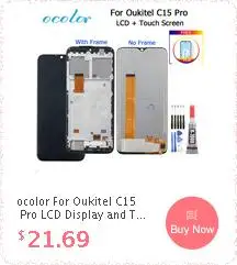 Аккумулятор ocolor для Oukitel C15 Pro емкостью 3200 мАч, длительным временем ожидания с инструментами для Oukitel C15 Pro, сменный аккумулятор