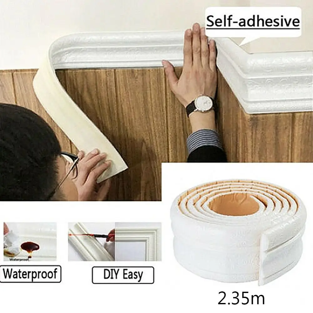 3D Selfadhesive Waterproof Pattern Wallpaper Border Wall Decor Removable Sticker 3D Selfadhesive Waterproof Pattern Wallpaper Border Wall Decor Removable Sticker