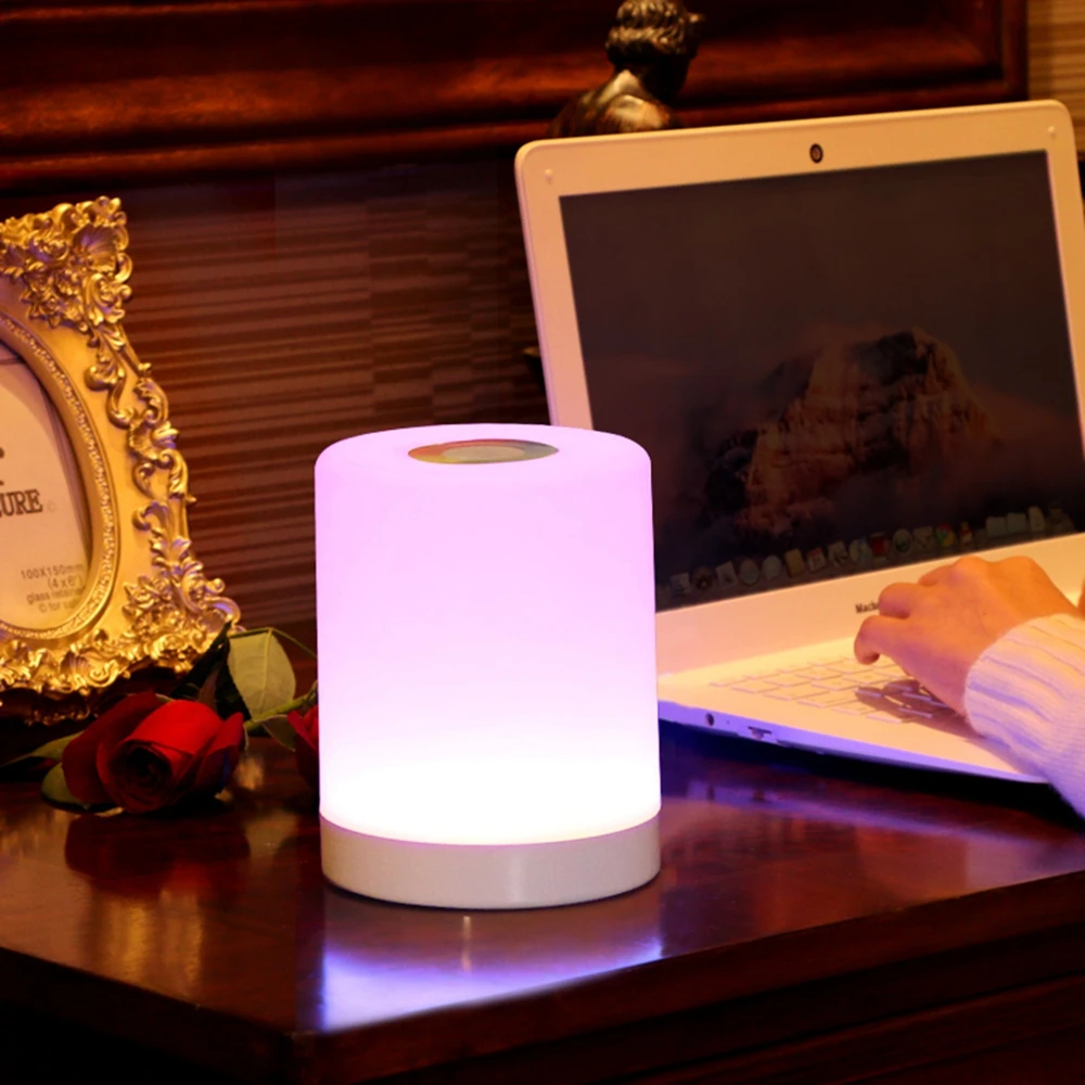  USB Smart bedside lamp LED Table Lamp Nightlight Creative Bed Desk Light for Bedroom Bedside Lampe  - 4000162794255