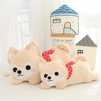 

1PC 70/90cm sand dog or husky dog doll filled with simulation Dog Plush cute dog pet toy plush animal toy children Christmas gif
