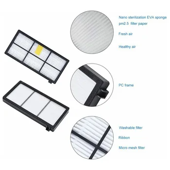 

8 Pcs Parts Accessories For Irobot Roomba 800/900 Series Robotic Vacuum Cleaner Parts Can Dust And Debris