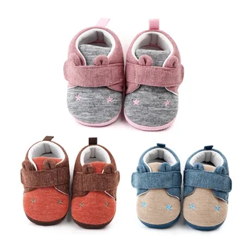 

Autumn Baby Girls Boy First Walker Sneaker Soft Cartoon Print Breathable Bottom Walking Casual Sports Shoes