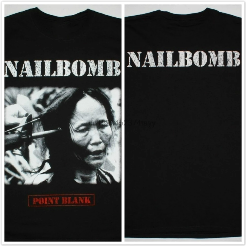 Новинка Черная Мужская футболка Nailbomb с коротким рукавом хлопковые топы одежда |
