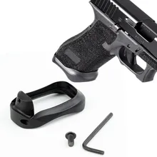 CNC алюминиевая рама адаптера Pro Plus Magwell для Glock 17 22 24 31 34 35 37 база Pad разъем 9 мм пистолет Magaizne аксессуар