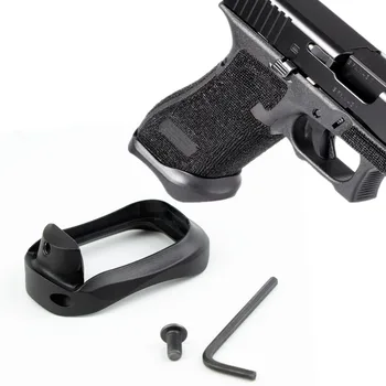 

CNC Aluminum Grip Frame Adapter Pro Plus Magwell for Glock 17 22 24 31 34 35 37 Base Pad Plug 9mm Pistol Gun Magaizne Accessory