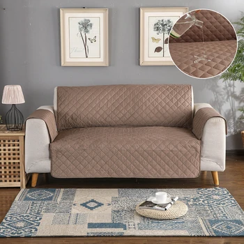 

Waterproof Anti-dirty Sofa Protector Cases Quilted Sofa Couch Cover Mat Elastic All-inclusive Slipcover Furniture Protector D20