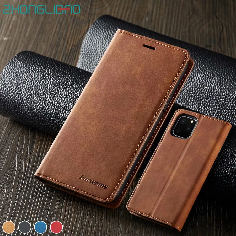 Кожаный флип чехол для Iphone 11 Pro Etui Магнитный Max Чехол кошелек Iphone11 11pro Carcasa 2019