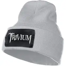 Мужская и женская трикотажная шапка с черепами, зимние вязаные шапки, Мягкая Теплая Лыжная Шапка черного цвета