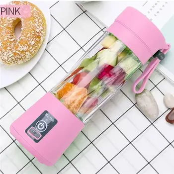 

Protable Mini Juicer Cup Single Serve Personal Size Blender USB Recharge 380ml A0NC