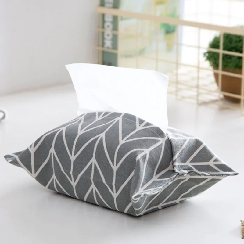 

Paper Tissue Storage Box Bag Linen Jewelry Organizer Bathroom Restaurant Cover Bag Napkin Holder Tissue Box Home Decoration