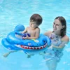 Baby Swimming Pool Float With Water Gun Accessories Shark Swim Ring Inflatable Floating Fun Toys Swim Seat Boat For 3-6Y 1