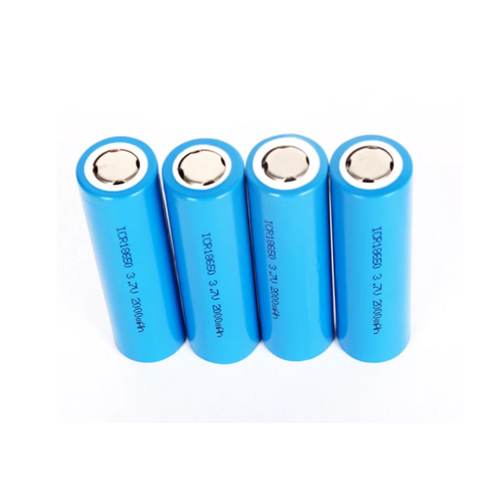 

18650 battery charger 2000mAh Mobile power flashlight miner's lamp battery LED battery for sony US18650 VTC6 discharge Li ion 18