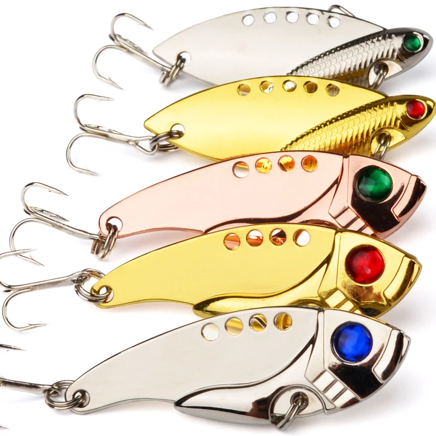 11g spinner Spoon Metal Bait Fishing Lure Sequins Crankbait Spoon baits
