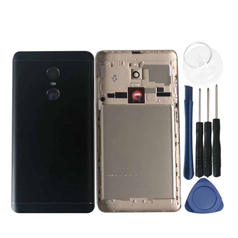 M&Sen For Xiaomi Redmi Note 4 Note 4X MediaTek MTK Helio X20 4GB 64G Battery Back Glass Lens Flash Power Volume button tools