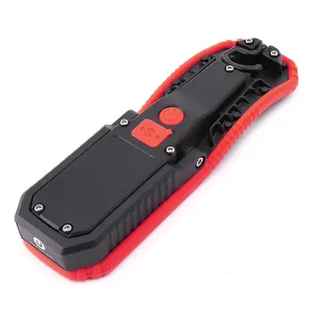 

60W Portable LED Work Light Magnetic COB Flashlight Torch With Hanging Hook For Repair Outdoor Camping Q0KF