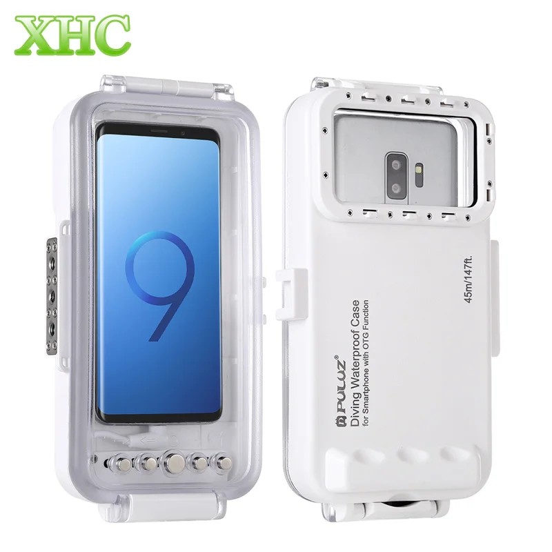 

PULUZ 45m Waterproof Diving Housing Photo Taking Underwater Cover Case for Huawei Xiaomi Android OTG Smartphone with Type-C Port