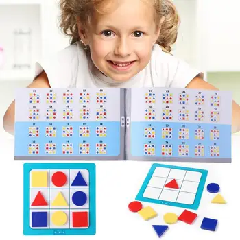 

Wisdom The Ark Tangram Board Game Set Children Spatial Logic Training Puzzle Toy Cultivation Set Geometry Cognition