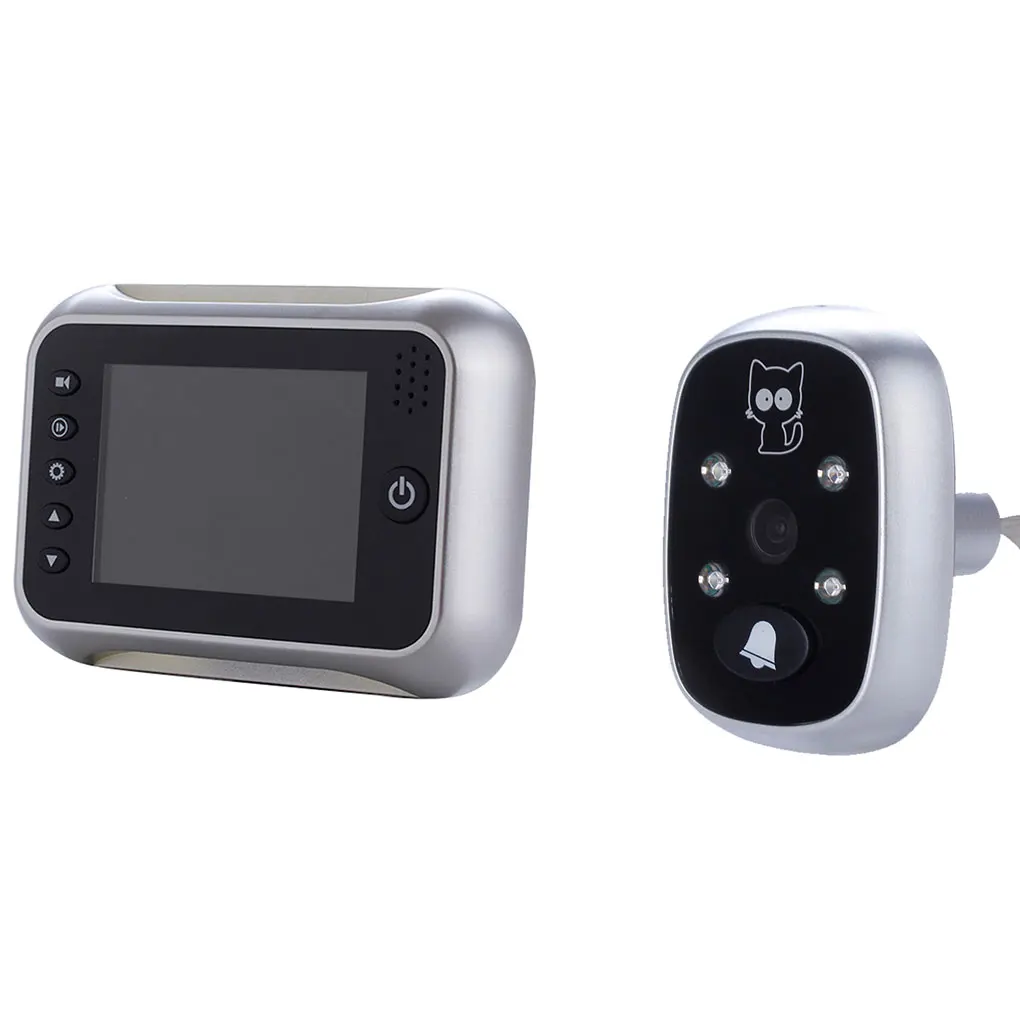 

3.5" LCD Color Screen Electronic Door Bell Viewer Door Peephole Camera Photo/Video Recording Digital Door Camera