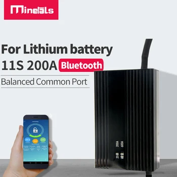 

built-in bluetooth bms 11s charge-discharge battery status smart heavy current 200a temperature protection li-ion battery pack