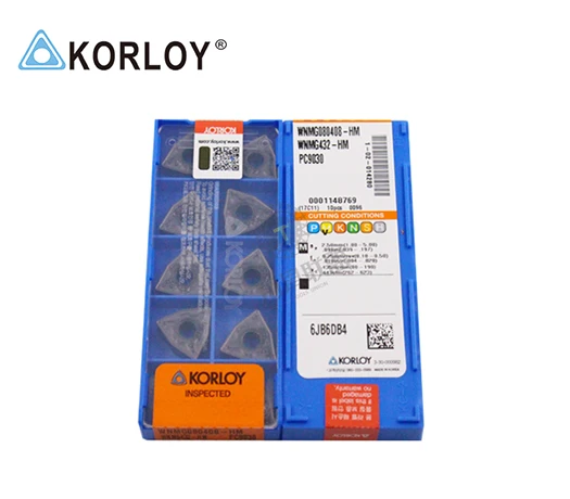 WNMG080408-HM PC9030 100% KORLOY оригинальная карбидная вставка лучшего качества 10 шт./лот