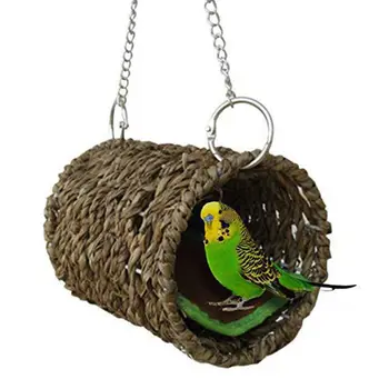 

3Pcs Parrot Cage Toy Squirrel Hamster Squirrel Hammock Bird Nest Swing Ladder D5BD