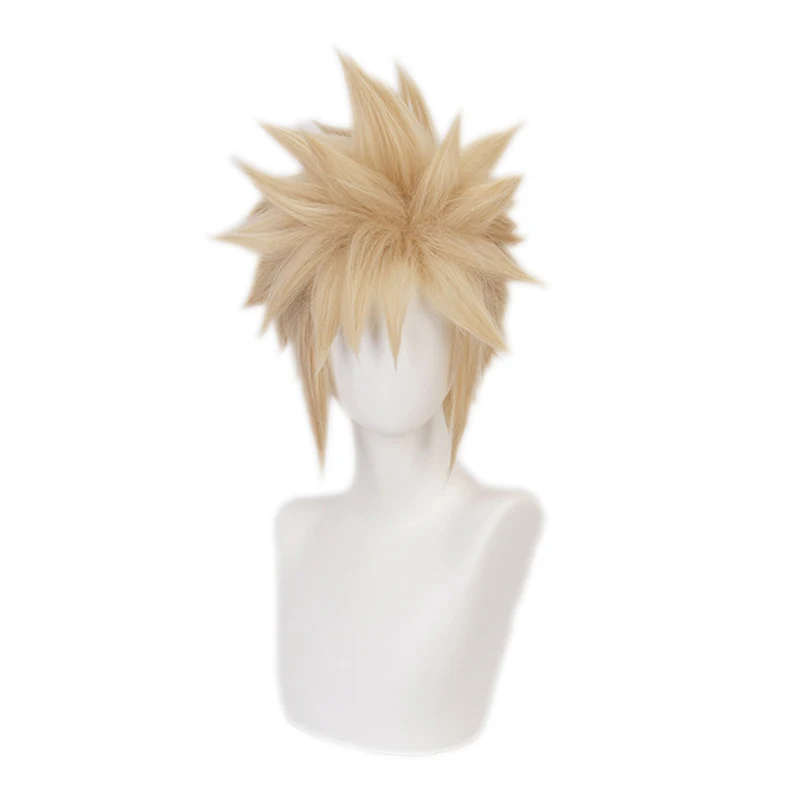 Аниме Final Fantasy VII Cloud Strife короткий парик косплей костюм термостойкие синтетические