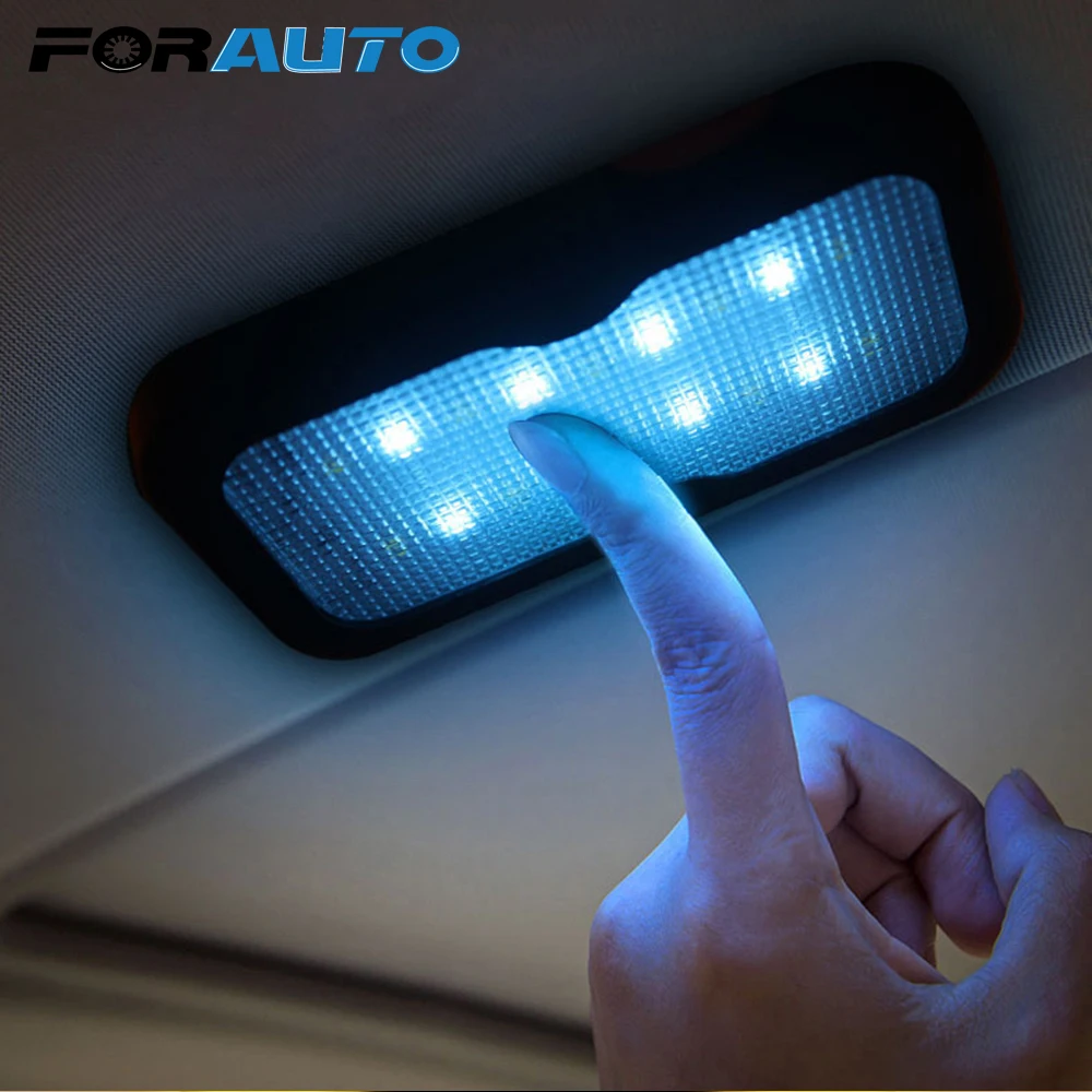 Car Interior Light Vehicle Roof Ceiling Lamp 2 Modes Universal