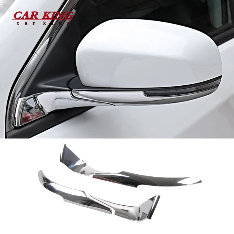 

For Jeep Compass 2017 2018 - 2020 ABS chrome Rear View Side Door Mirror Rearview Strip Cover trim frame Car Styling Accessories