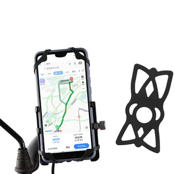 

GUB Bike Phone Mount Motorcycle Handlebar Metal Bicycle Phone Mount Holder With USB Charger Bike Accessories