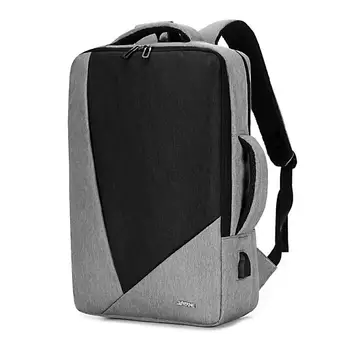 

Male Bag Backpack Luminous With Charging Bag-Backpack Black Fashion For Laptop 15 Reflective Urban Waterproof Many Pockets