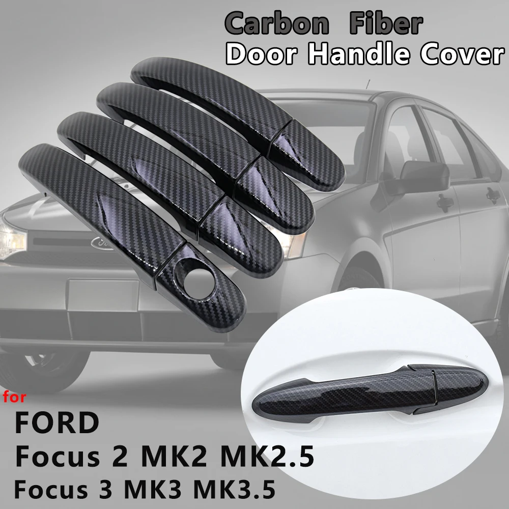 FITS FORD FOCUS MK3 05-09 2X DOOR HANDLE COVERS blue