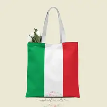 Итальянская сумка на заказ, холщовые сумки-шопперы для женщин для учителя, сумки на день рождения, Подарочная сумка, персонализированные подарки