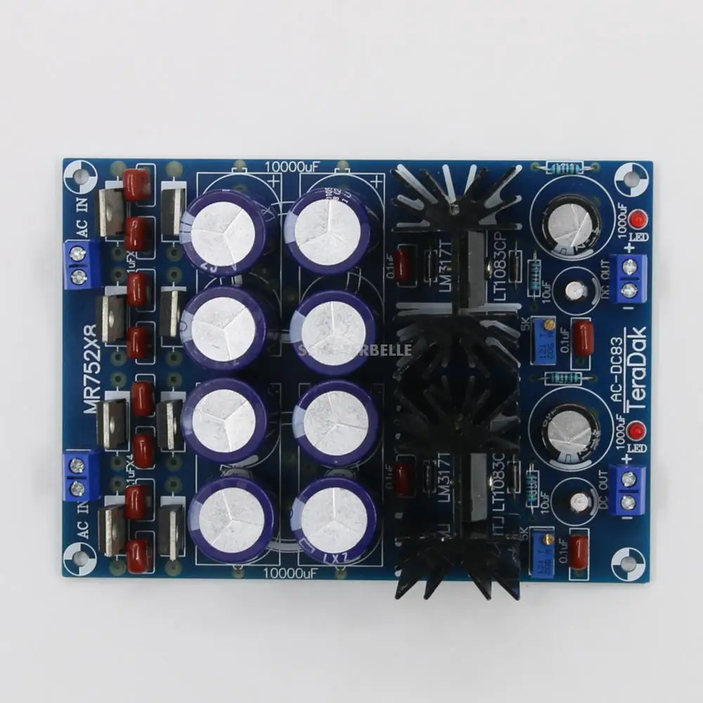 Assemble LT1084-5 Adjustable AC-DC Dual Power Supply Voltage Regulator Board DIY Audio 2