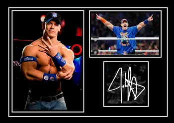 

JOHN CENA SIGNED / AUTOGRAPHED PRINT SILK POSTER Decorative Wall painting 24x36inch