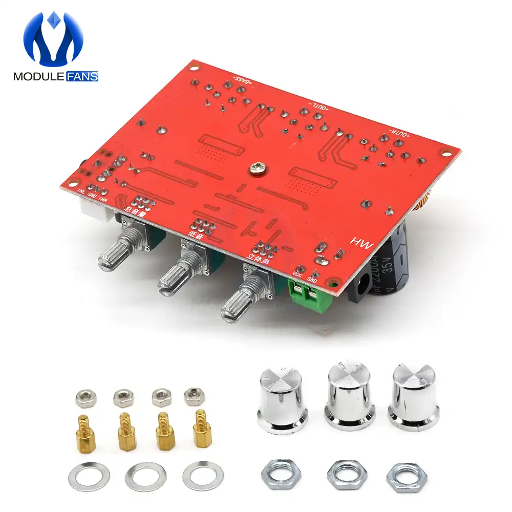 2*50 Вт + 100 Bluetooth 5 0 dual TPA3116D2 Плата усилителя мощности сабвуфера 2 1 каналов TPA3116 аудио