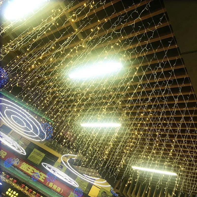 Светодиодный светильник со льдом лампа для занавесок уличная водонепроницаемая