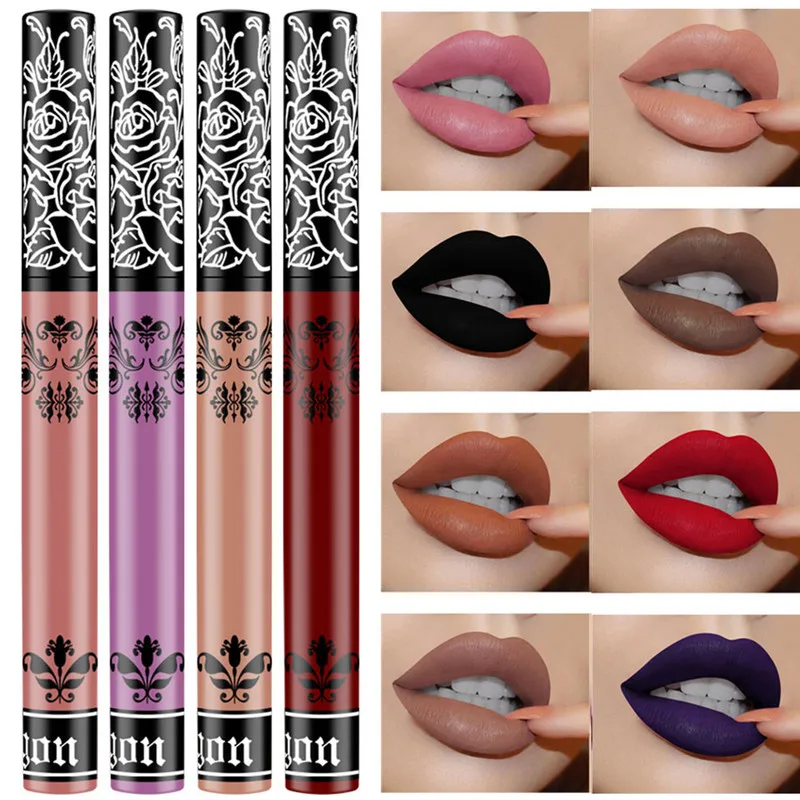 

Liquid Lipstick Makeup Sexy Colors Lips Paint Matte Lipstick Waterproof Long Lasting Lipgloss Beauty