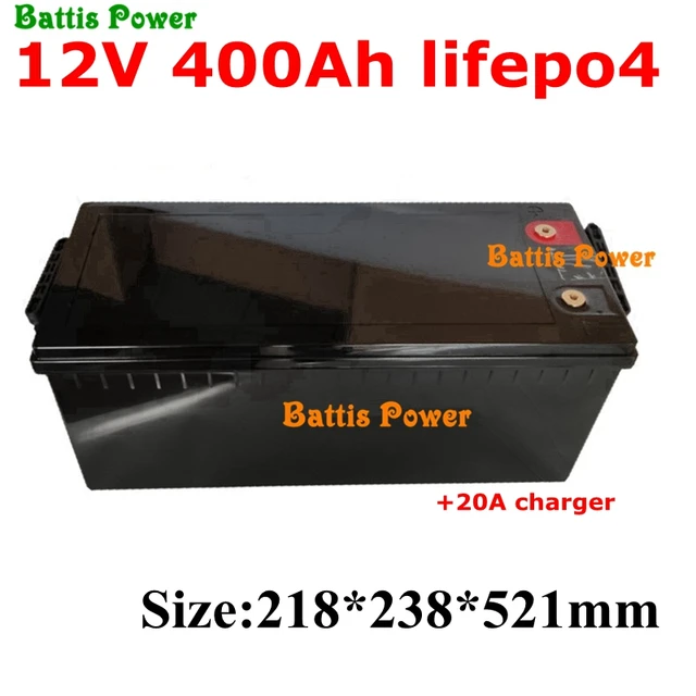 Waterproof 12.8V 12V 400AH Lifepo4 lithium battery for Golf Carts