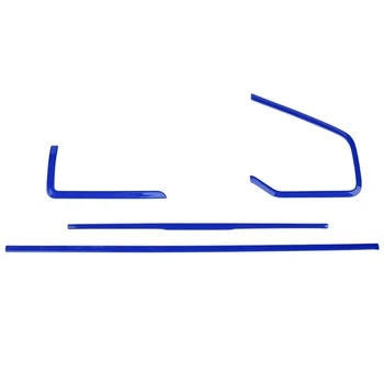 

4Pcs Center Consoles Panel Stickers Dashboard Trims Strips Inner Decals for 10Th Gen Honda Civic 2019 2018 2017 2016