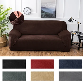 

Sofa Cover for Living Room Couch Cover Stretch Slipcovers Sectional Elastic Stretch L shape Armchair Cover Sofa 1/2/3/4 seat