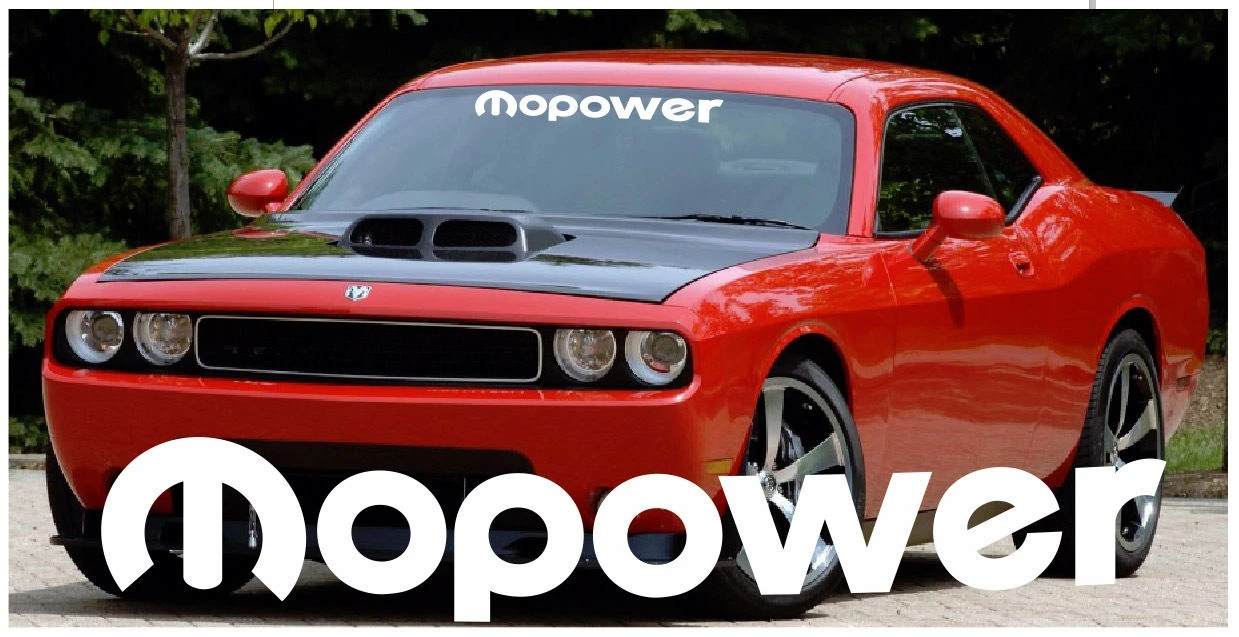 For Dodge Challenger Mopar Mopower Winsheild Decal Graphic Stripe Sticker 3M | Автомобили и мотоциклы