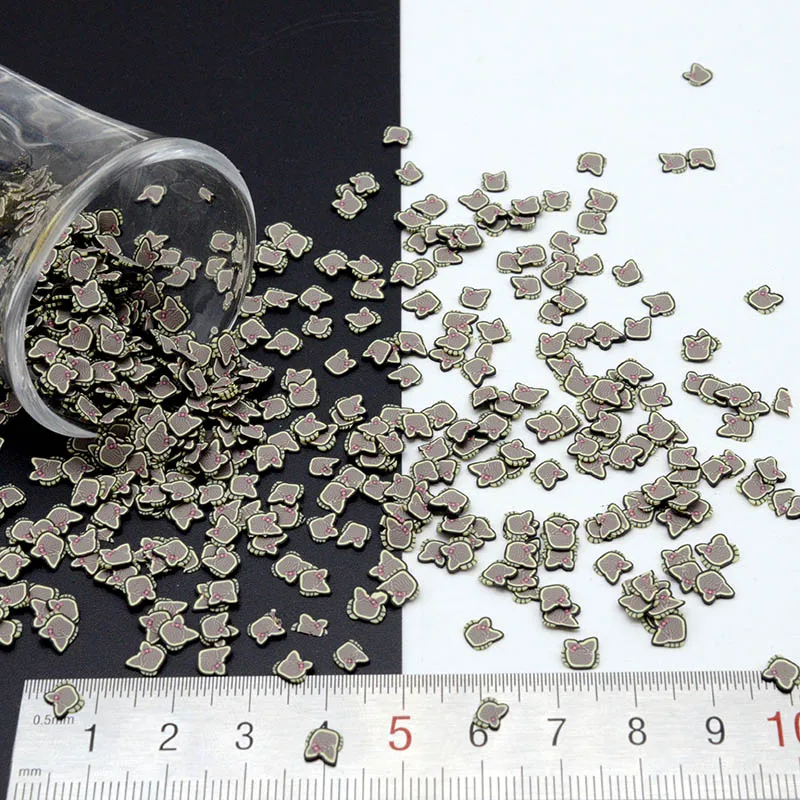 5mm 100g 100 г/лот Полимерная глина для изготовления игрушек кошка разбрызгивает прекрасные конфетти для рукоделия, DIY конфетти - Цвет: 5mm 100g