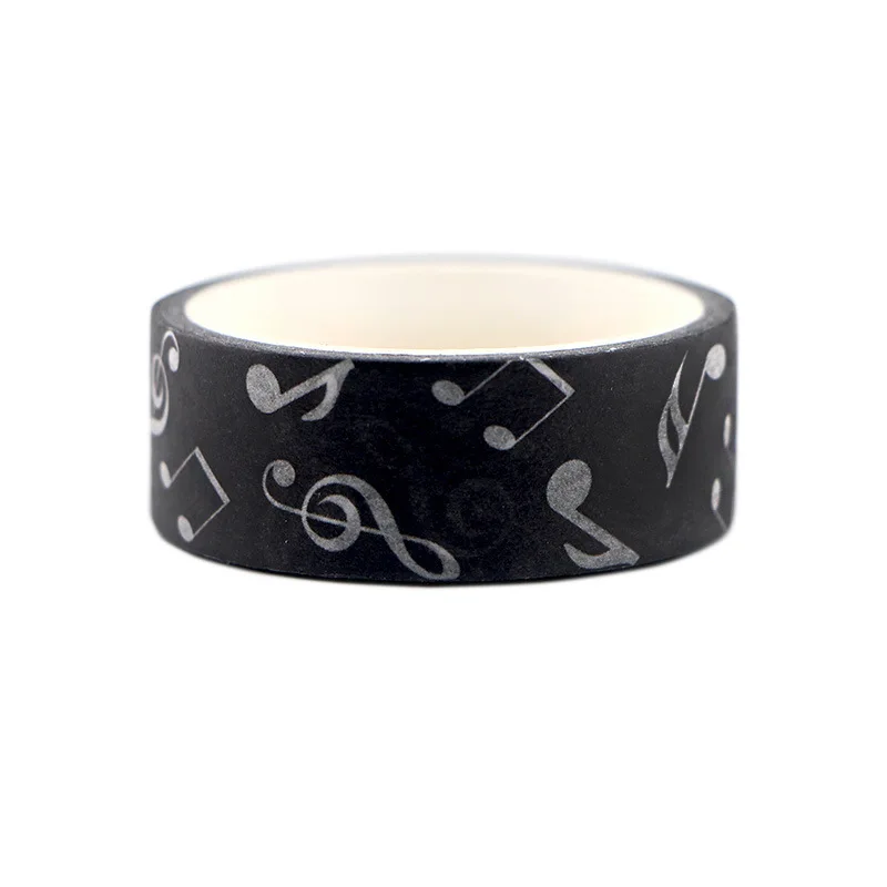 

2pcs/lot Musical Notation Washi Tape Color Paper Adhesive Tape Diary Hand Account Decorative Sticker Office Glassine Tape AT2675