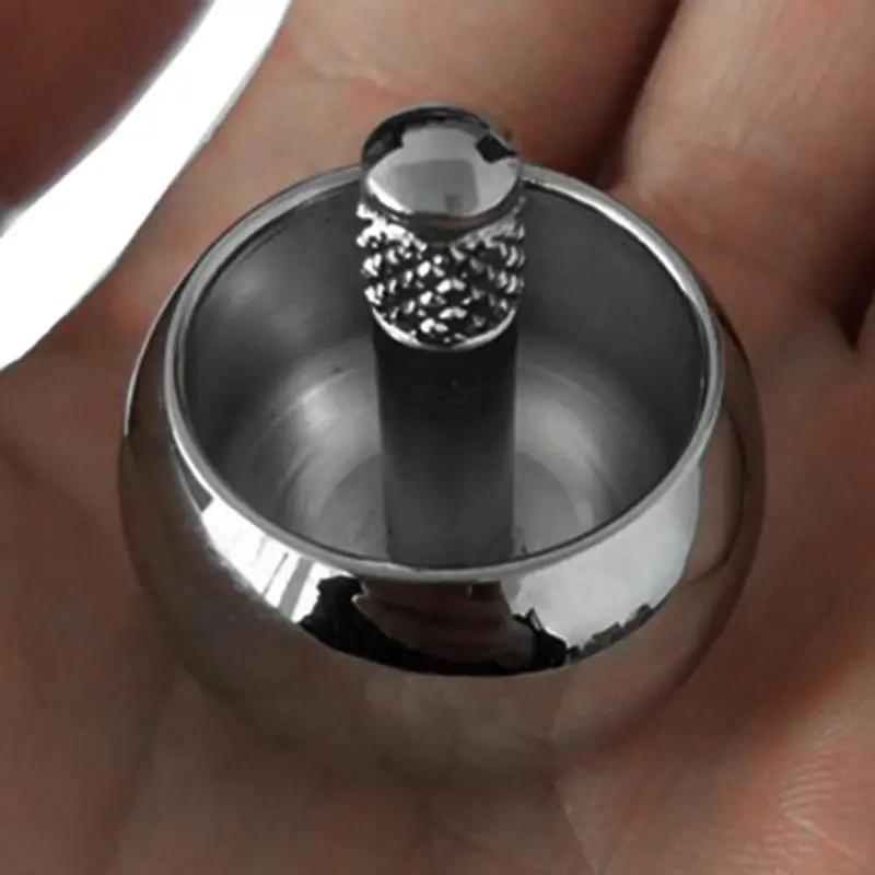 1pc Metal Flip Over Top Gyro Spinning Top Toys Kids Educational Toy Gifts Automatic Flip