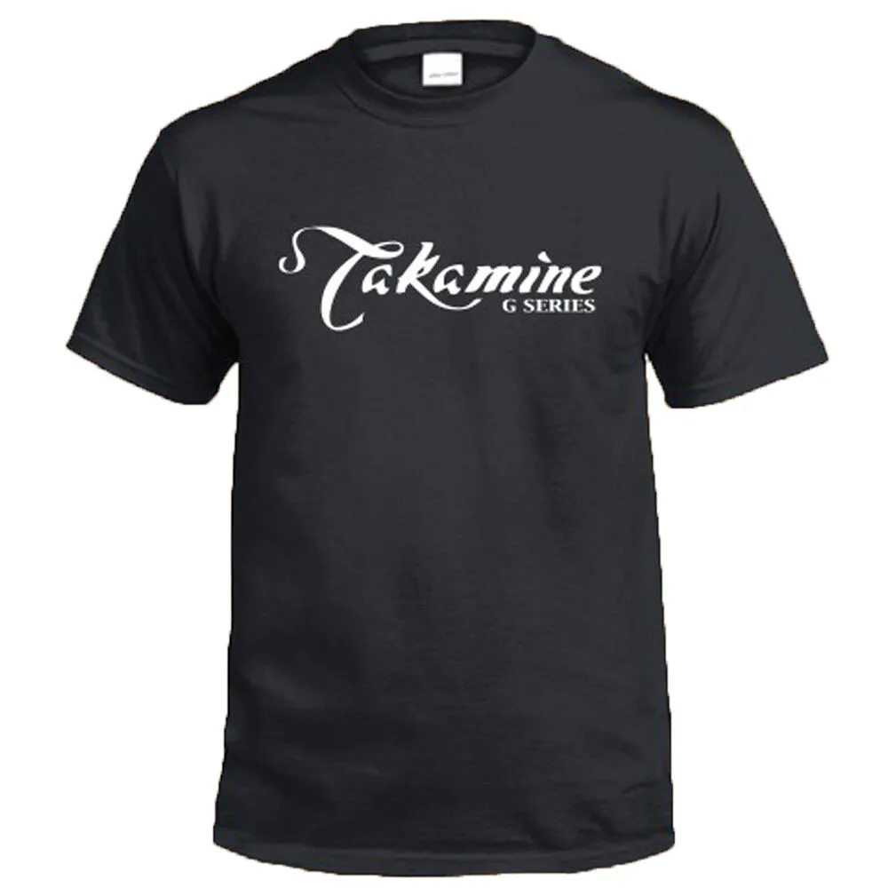 Takamine g-серия гитара Музыка Логотип Мужская Черная Футболка размер S до 3XL | одежда