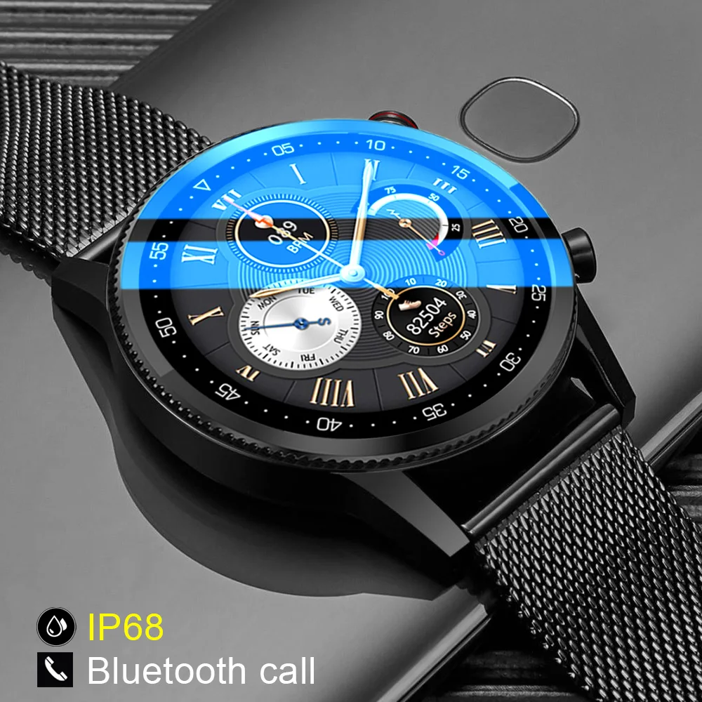 New L-19 ECG Smart Watch Men Bluetooth Call IP68 Waterproof Full Touch Screen Smartwatch For Android IOS Sports Fitness Tracker